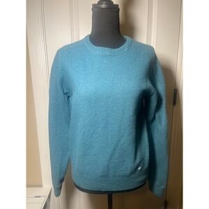 Frederik Anderson Copenhagen Blue Crew‎ Neck Sweater Women's Medium wool blend